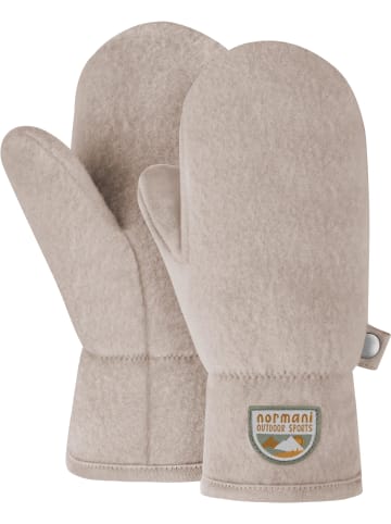 Normani Outdoor Sports Kinder Merino Fäustlinge Wäldi in Beige