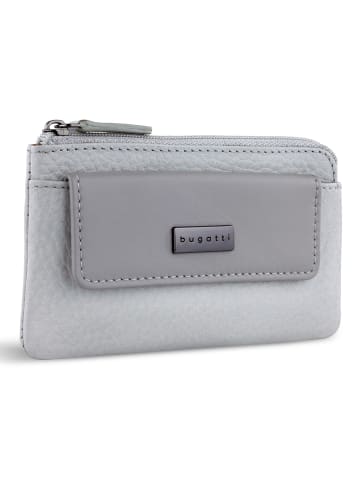 Bugatti Sina Schlüsseletui Leder 13 cm hellgrau