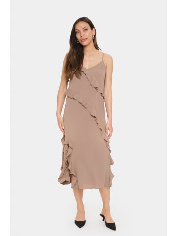 SAINT TROPEZ Kleid LilianSZ Gerade Passform in Antler