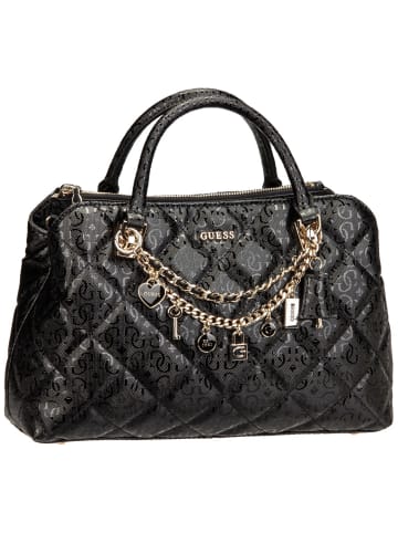 Guess Handtasche Libby 2 Comp Satchel in Black
