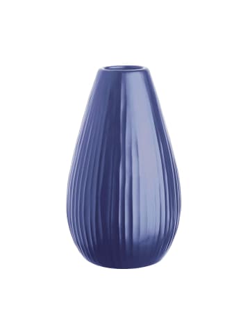 Butlers Vase Höhe 16cm RIFFLE in Blau