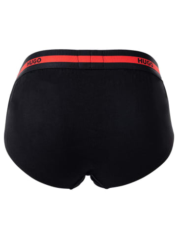 HUGO Slip 2er Pack in Schwarz