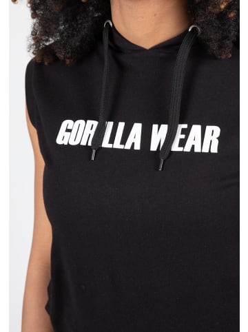 Gorilla Wear Ärmelloser Hoodie - Virginia - Schwarz