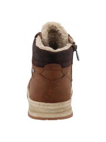 Tom Tailor Schnürstiefel  in Braun