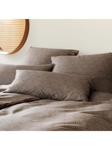 Elegante Bettwäsche Maison Arcs in basalt