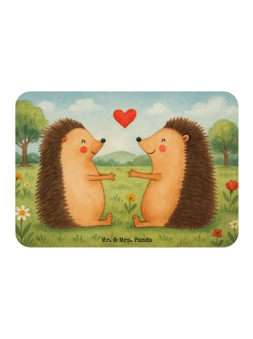 Mr. & Mrs. Panda magnet Igel Liebe Design ohne Spruch in Weiß