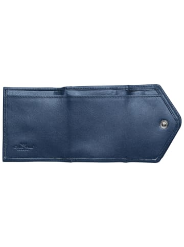 Golden Head Valencia Geldbörse RFID Schutz Leder 7.5 cm saphir