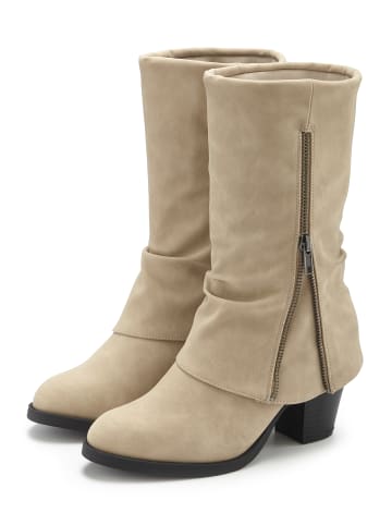 LASCANA Stiefel in beige