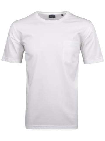 Ragman Softknit T-Shirt Rundhals in Weiß