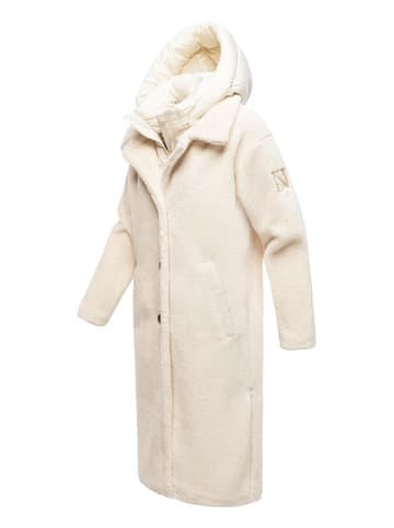 Navahoo Wintermantel Teddyzauber 14 in Off White