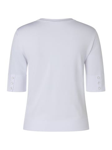 More & More figurbetonter Halbarmpullover in white