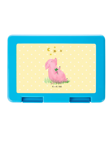 Mr. & Mrs. Panda Bentobox Schwein Glück ohne Spruch in Gelb Pastell