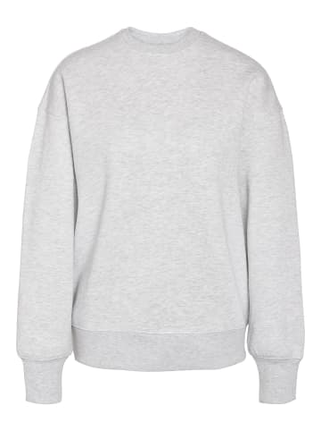 Noisy may Langärmeliges Sweatshirt in Light Grey Melange1