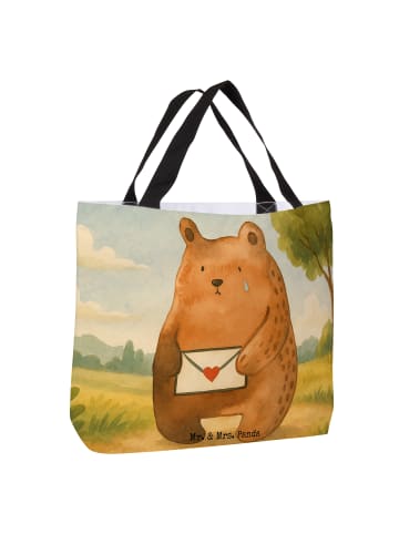 Mr. & Mrs. Panda Tasche Bär Vermissen Design ohne Spruch in Weiß