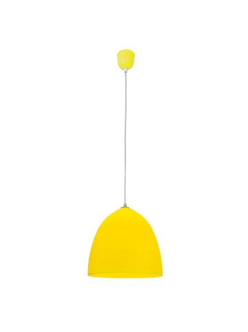 näve Pendelleuchte "CATINUS" in gelb - (L)25 cm x (B)25 cm x (H)110.8 cm