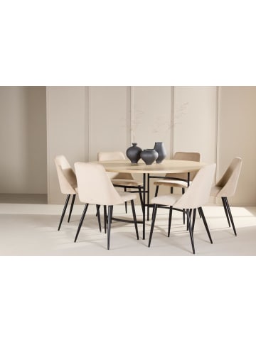 ebuy24 Essgruppe Copenhagen Whitewash 140 x 140 cm