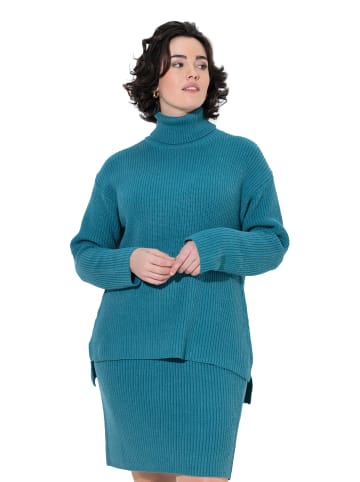 Ulla Popken Pullover in jeansblau