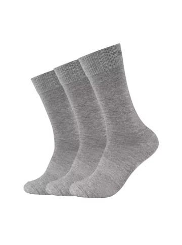 Skechers Socken Unisex 3p Basic Socks Mesh Ventilation in Light Grey Melange 3390