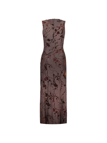 Desigual Braun Polyester Damen Maxikleid
