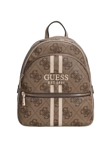 Guess Manhattan II Backpack - Rucksack L (coal logo) in latte logo