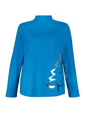 Ulla Popken Sweatshirt in ozeanblau