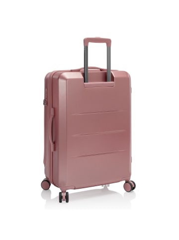 Heys EZ Fashion 4 Rollen Trolley M 66 cm mit Dehnfalte in rose gold