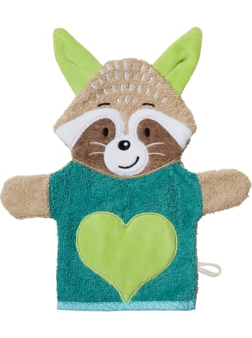 Erwin Müller Frottier Kinder-Waschhandschuh 2-in-1 in grün