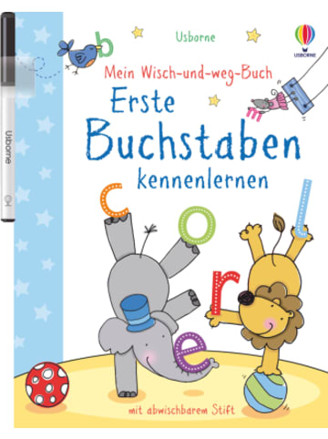 Usborn Buch - Mein Wisch-und-weg-Buch: Erste Buchstaben kennenlernen