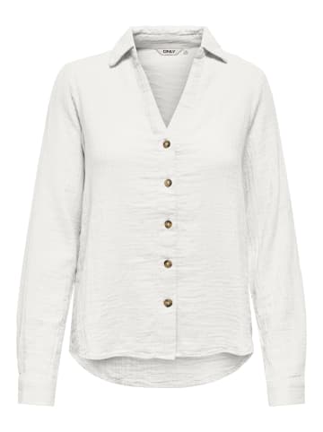 ONLY Hemdbluse 'onlTHYRA' Weiß