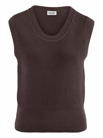 Hessnatur Strick Top in kakao braun
