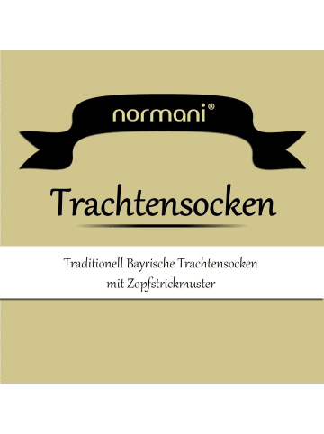 normani Trachtensocken in Silbermelange