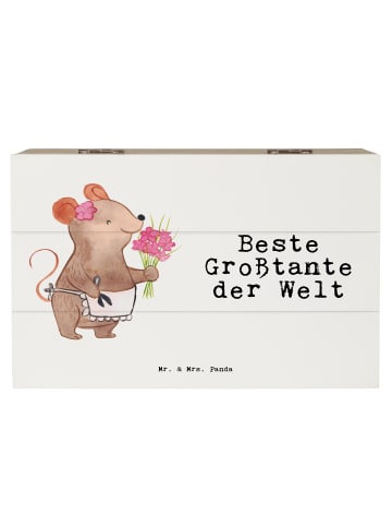 Mr. & Mrs. Panda fotobox Maus Beste Großtante der Welt mit Spruch in Weiß