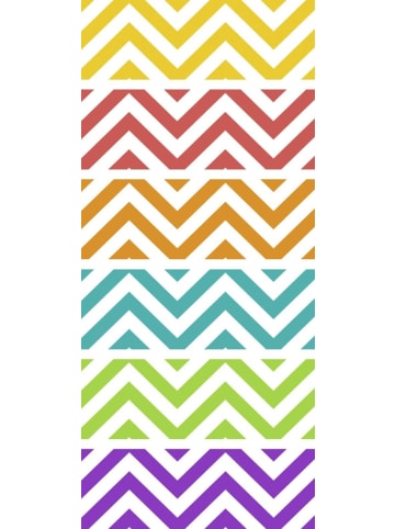 Buntpapierfabrik Ludwig Bähr Fotokarton Chevron 1 300g/qm 49,5x68cm Packung mit 10 Bogen 6 Motive ...