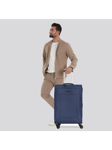 Franky Melbourne 3.0 4-Rollen Trolley 69 cm mit Dehnfalte in dark blue