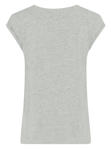 Tamaris T-Shirt in mittelgrau melange