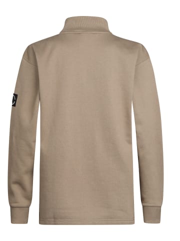 Petrol Industries Halb-Zip Pullover Skagit in Braun