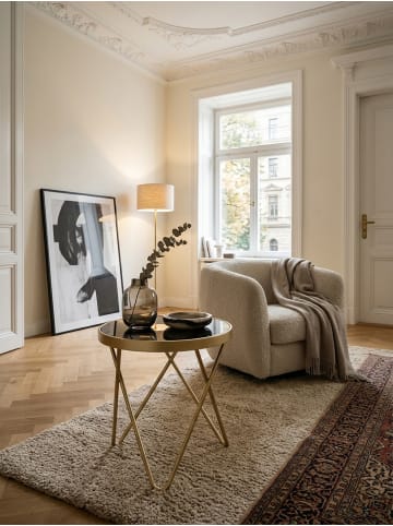 KADIMA DESIGN Design Beistelltisch PARMA 42x46x42cm Couchtisch Rund /Matt