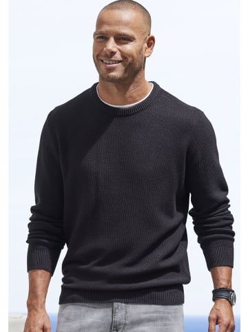 John Devin Strickpullover in schwarz