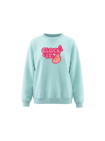 myMo Women Sweatshirt in Aqua