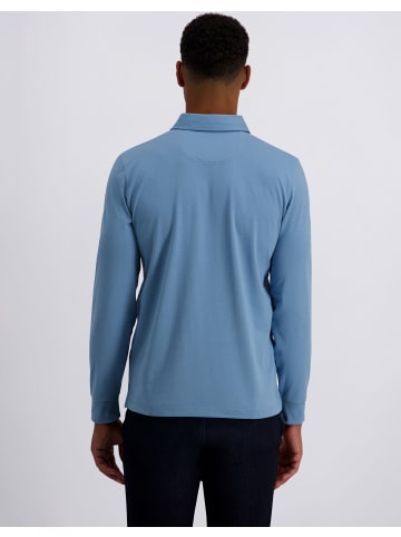 Pierre Cardin Langarm-Poloshirts in Blue Heaven