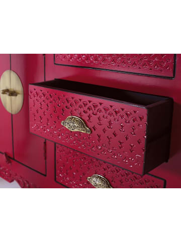 Giner y Colomer Sideboard mit 2 Türen und 3 Schubladen aus Mangoholz in Red
