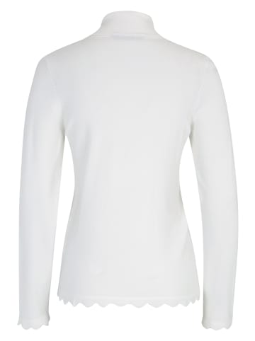 Betty Barclay Feinstrickpullover mit Wellenstruktur in Offwhite