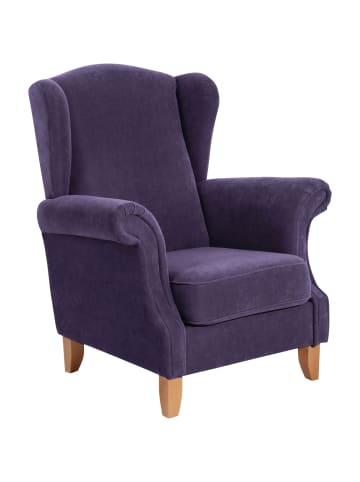 others OHRENSESSEL Katria Bezug Veloursstoff Buche natur / violett