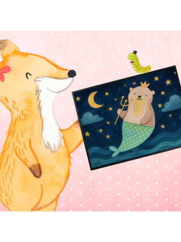 Mr. & Mrs. Panda Schreibunterlage Wassermann Astrologie Design o... in Weiß