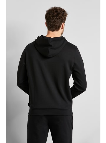 Bugatti Kapuzensweatshirt in schwarz