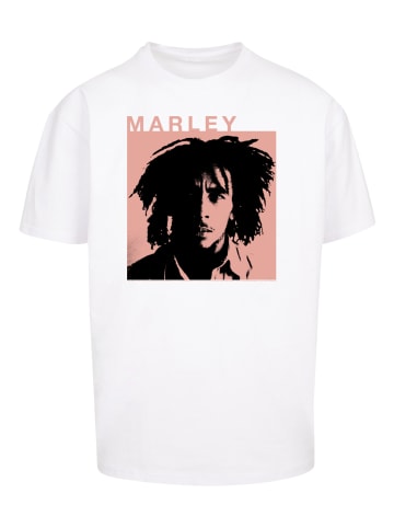 F4NT4STIC Heavy Oversize T-Shirt Bob Marley Reggae Music by Rock Off in weiß