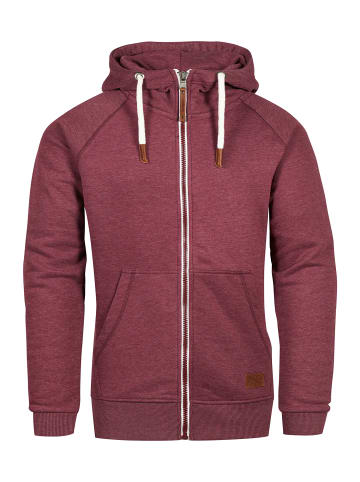 behype Sweatjacke SWANTON in weinrot