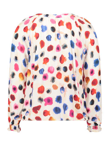 CARTOON Casual-Bluse mit Raffung in Nature/Red