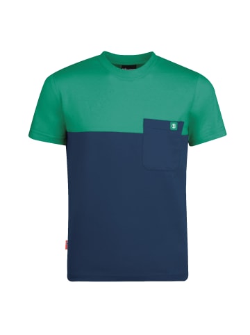 Trollkids Funktionsshirt Bergen in navy/pepper green