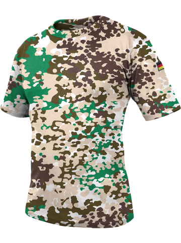 Normani Outdoor Sports Herren Tactical T-Shirt „Macapá“ in Flecktarn-Arid